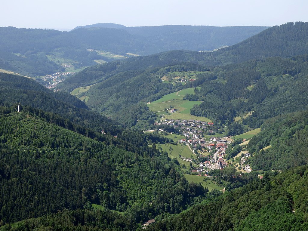 fotografía de Black Forest Cordillera en Baden-Württemberg, suroeste de Alemania