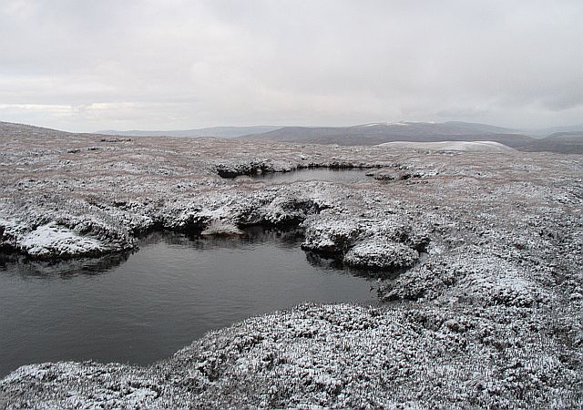 Fotografía de un paisaje de tundra