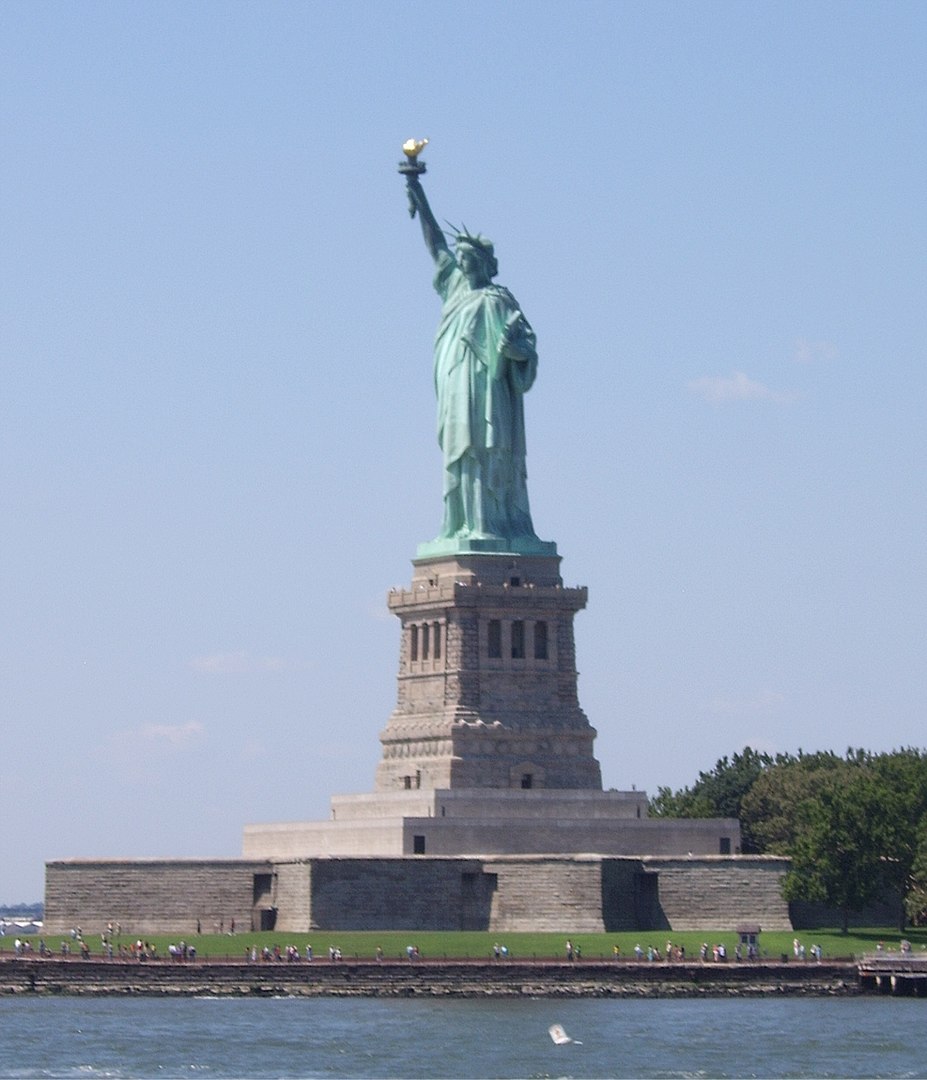Fotografía de la estatua de la libertad