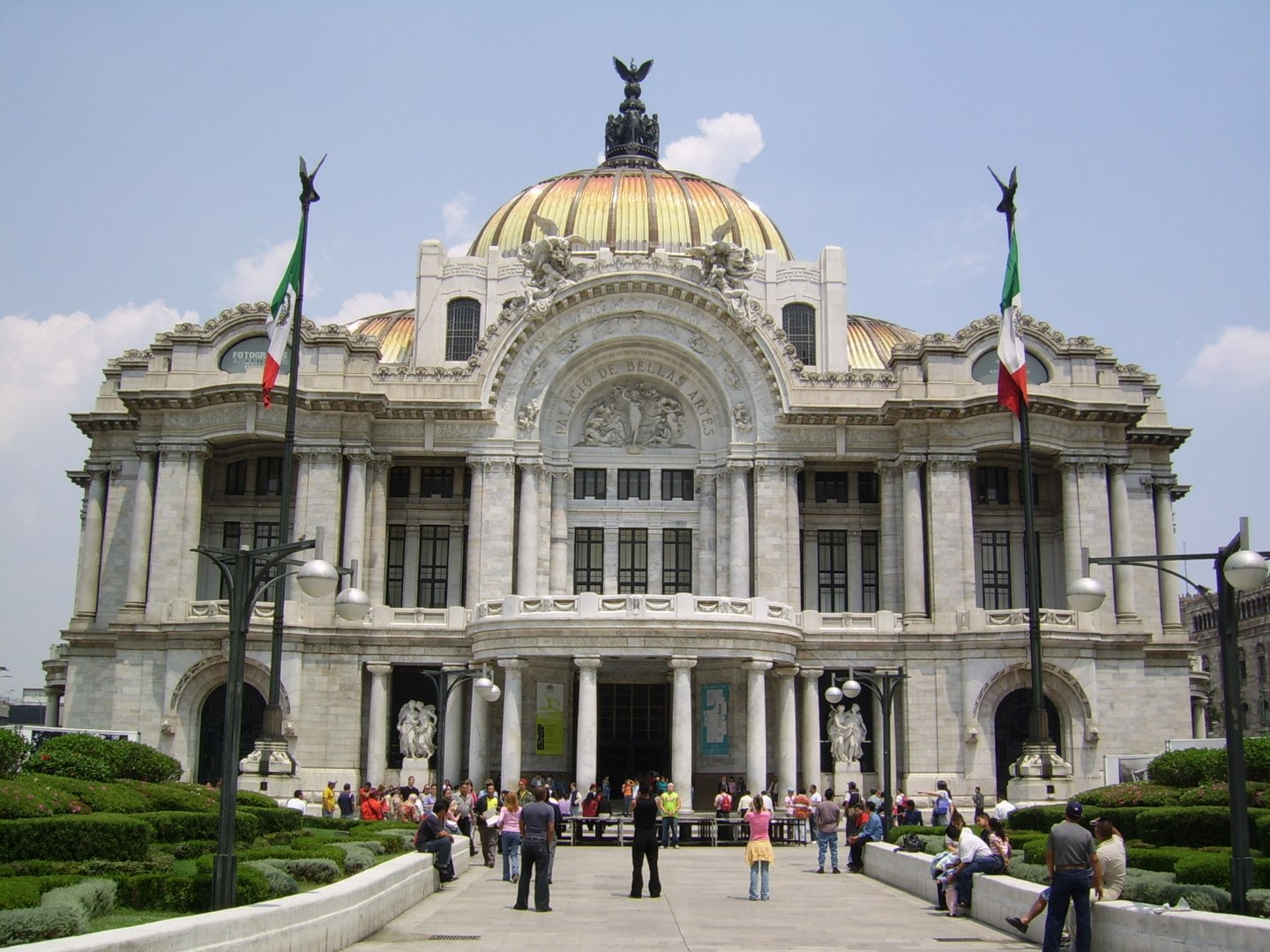 Fotografía del palacio de Bellas Artes, Ciudad de México