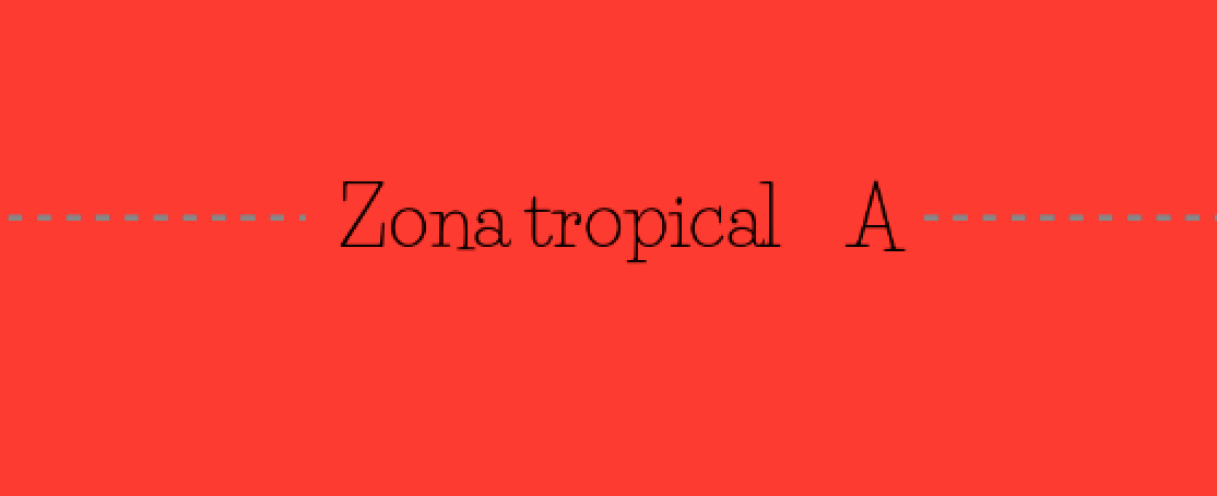 Imagen vectorial de la Zona Tropical A